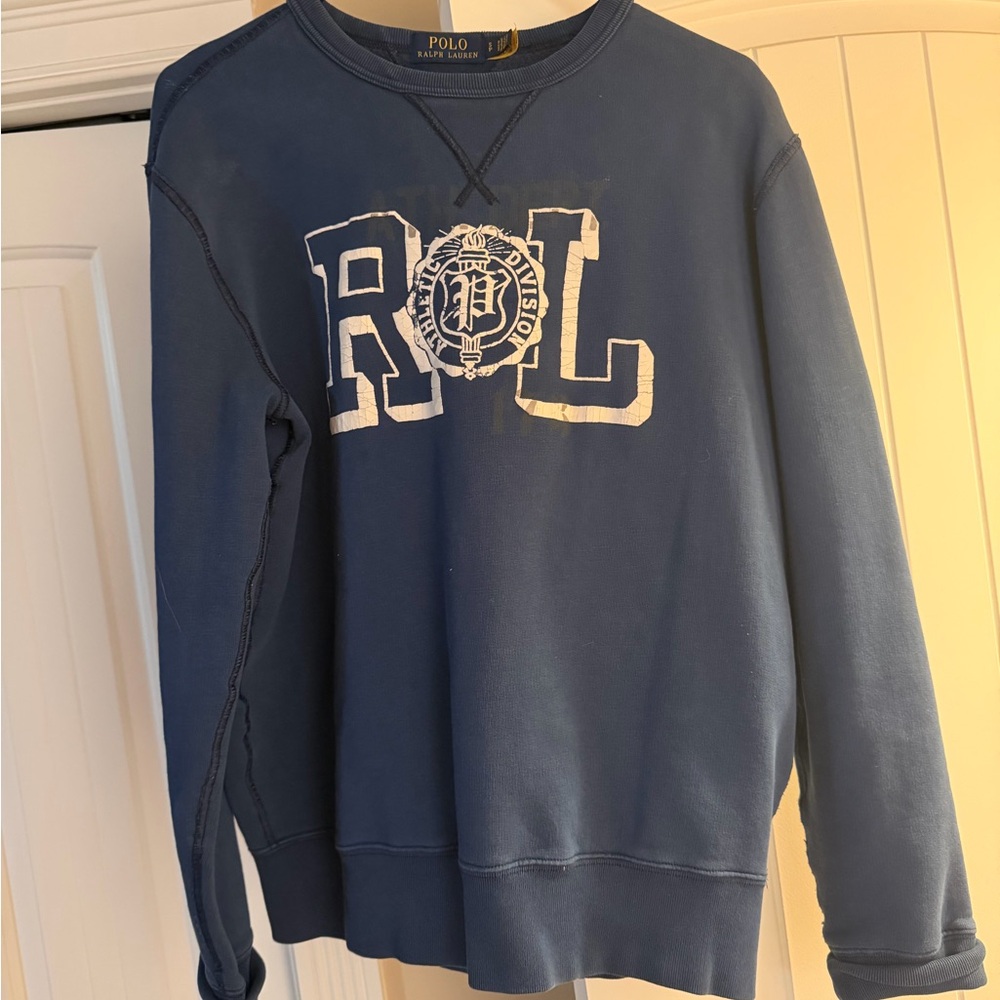 Ralph Lauren Navy Crewneck Sweater